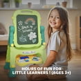 thumbnail image 4 of Joyooss Kids Easel, 2-in-1 Adjustable Standing Art Easel for Toddlers, Magnetic Chalkboard & Whiteboard with Accessories, Blue, Ages 3+, 4 of 8