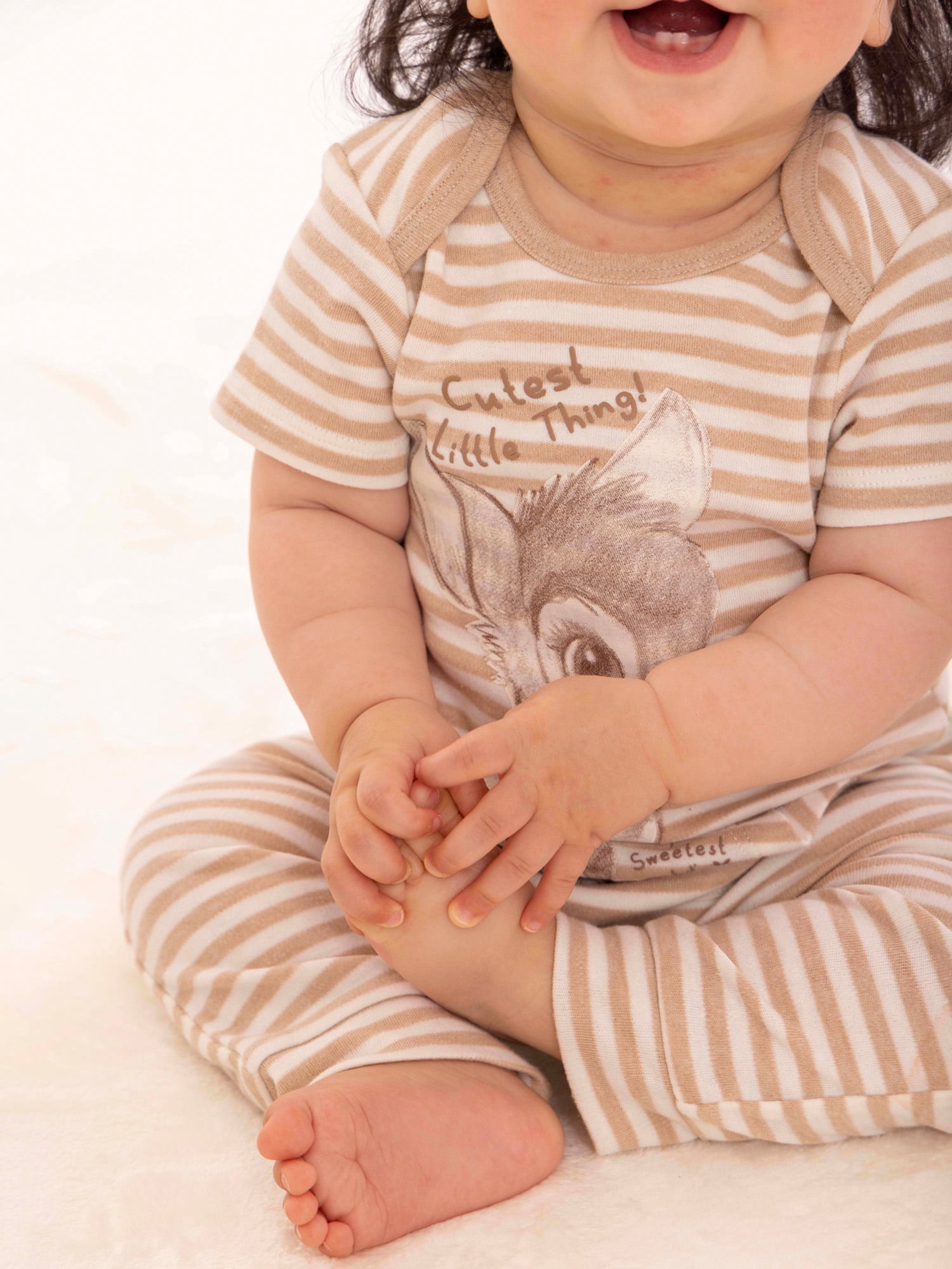 Disney Baby Wishes + Dreams Bambi Infant Baby Jogger Pants, 3-Pack, Sizes Newborn-12 Months