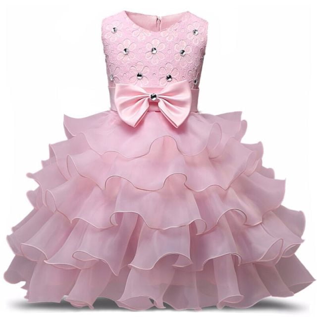 AAMILIFE Filles Dentelle Princesse Robe Vêtements Mariage Soirée Frac Tulle Robe Enfants Robes