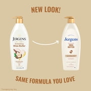 Jergens Shea Butter Hand and Body Lotion, Dry Skin Moisturizer, Dermatologist Tested, 16.8 oz