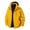 Yellow, variant on Mens Raincoats Plus Size Mens Jackets Men's Solid Color Outdoor Climb Sport Run Pocket Zipper Long Sleeved Hooded, M-5XL