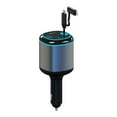 thumbnail image 1 of 96W Car Charger 4in1 Retractable Car Cigarette Lighter Adapter USB Type C S0O1, 1 of 7