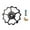 BlackC, variant on fankhu 11T 13T Aluminum Alloy MTB Bicycle Rear Derailleur Jockey Wheel Bike Guide Roller Idler Bicycle Guide Wheel Pulley Mountain Bike Accessories