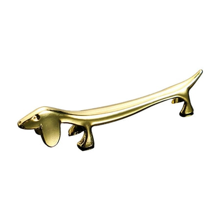 

HANXIULIN Alloy Dachshunds Dog Wild Deer Chopstick Frame Korean Chopstick Holder Rose Gold Plated Silver Plated Chopstick Holder Pillow Spoon Holder Home Decor
