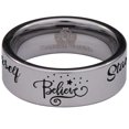 thumbnail image 2 of Believe Tungsten Carbide Ring, 2 of 9