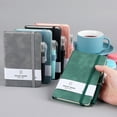 thumbnail image 4 of Temacd Notebook Stylish Portable Diary Notebook with Elastic Strap Design Compact Record Notepad for Home Office, 4 of 8