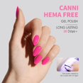 thumbnail image 4 of Set de esmaltes de uñas en gel CANNI, 6 colores, 9 ml, sin hemas, rosa, 4 of 9