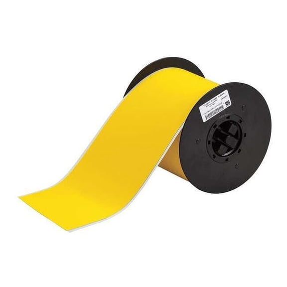 Brady Tape, Yellow, Labels/Roll: Continuous B30C-4000-854-YL