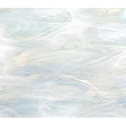 OCEANSIDE STAINED/FUSING GLASS SHEETS - PEARL OPAL MIX FUSIBLE (Small 8" x 12")