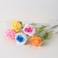 thumbnail image 4 of Artificial Rose Wool Crochet Flower Never Wither Long Lasting Flower 3D Texture Design Romantic Bloom for Mother's Day, 4 of 8