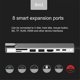 thumbnail image 5 of 8 In 1 Type-c Hub To Usb 3.0 Usb-c Hdmi Lan Rj45 Sd Tf Adapter For Macbook Laptop, 5 of 5