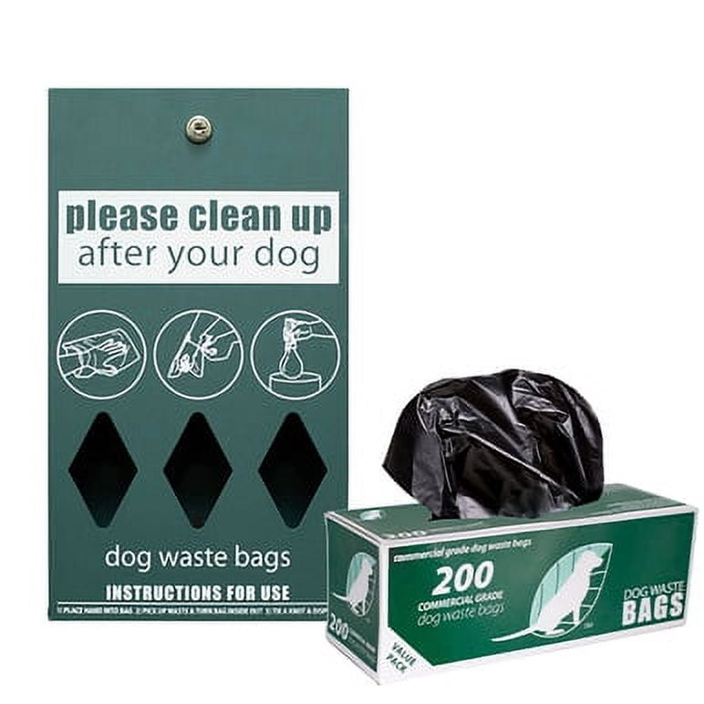 Ultimate™ Dog Waste Station / Roll Bag System (Matte Green)
