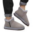 thumbnail image 1 of Zapatos Botas Tobillo Mujeres para Hombres Con Lujoso Forro Pelaje Fuzzy Caliente Interiores, 1 of 7