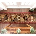thumbnail image 4 of Well Woven Custom Size Runner - Choose Length - Dynasty Panel Red Floral Oriental 27 Inch Wide x 14 Feet Long Runner (27" x 14') Traditional Persian Carpet, 4 of 5