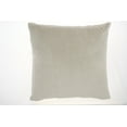 thumbnail image 2 of Nourison Fur Lt Grey Decorative Throw Pillow , 1'10" x 1'10", 2 of 5
