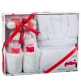 thumbnail image 1 of Cesta de regalo de spa de lujo para el hogar con aroma a peonía rosa - Albornoz ultra suave y zapatilla de felpa Caja de spa para mujeres - Juego completo de baño y cuerpo Cuidado del cuerpo de lujo R, 1 of 5