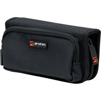 Protec A213ZIP Nylon 4-Piece French Horn Mouthpiece Pouch with Zipper Closure Black