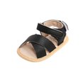 thumbnail image 3 of goowrom Baby Sandals, Anti-Slip Infant Flat Shoes with Cross Strap, 3 of 10