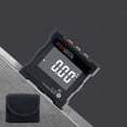 thumbnail image 1 of DYNWAVECA Digital Angle Gauge Meter Digital Electronic Level with Storage Bag with Backlight IP54 Data Retention Function for Machinery black, 1 of 10