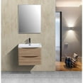 thumbnail image 5 of Eviva Smile 24" White Oak Wall Mount Modern Bathroom Vanity w/ White Integrated Top, 5 of 5
