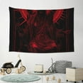 thumbnail image 6 of Gaeub Red Gothic Skeleton Throne Print Tapestry Wall Hanging(60x40 inches),Tapestry Home Decor,Wall Art for Living Room Bedroom Home Decor, 6 of 8