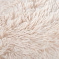 thumbnail image 4 of 2 fundas de cojín de piel sintética, mullidas y suaves, cuadradas, para salón, sofá, dormitorio, coche, almohada decorativa de felpa, 45 x 45 cm, color beige, 4 of 5