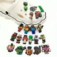 thumbnail image 6 of 20pcs Block Builder Shoe Charms - Pixel Art Clog Decorations & DIY Accessories (Soft Rubber), 6 of 7