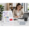 thumbnail image 2 of MXG Magnetic Whiteboard 10x10 Inch, Double-Sided Dry Erase Board with Marker , Whiteboard Eraser,magnetic for Office ,Home, 2 of 9