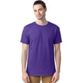 thumbnail image 1 of Hanes Mens ComfortSoft Everyday Crewneck T-Shirts 4-Pack, XL, Purple, 1 of 4