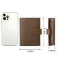 thumbnail image 3 of Sendefn Men's Wallet Genuine Leather Wallets for Men RFID Blocking Card Holder with Zipper Coin Purse, 3 of 7
