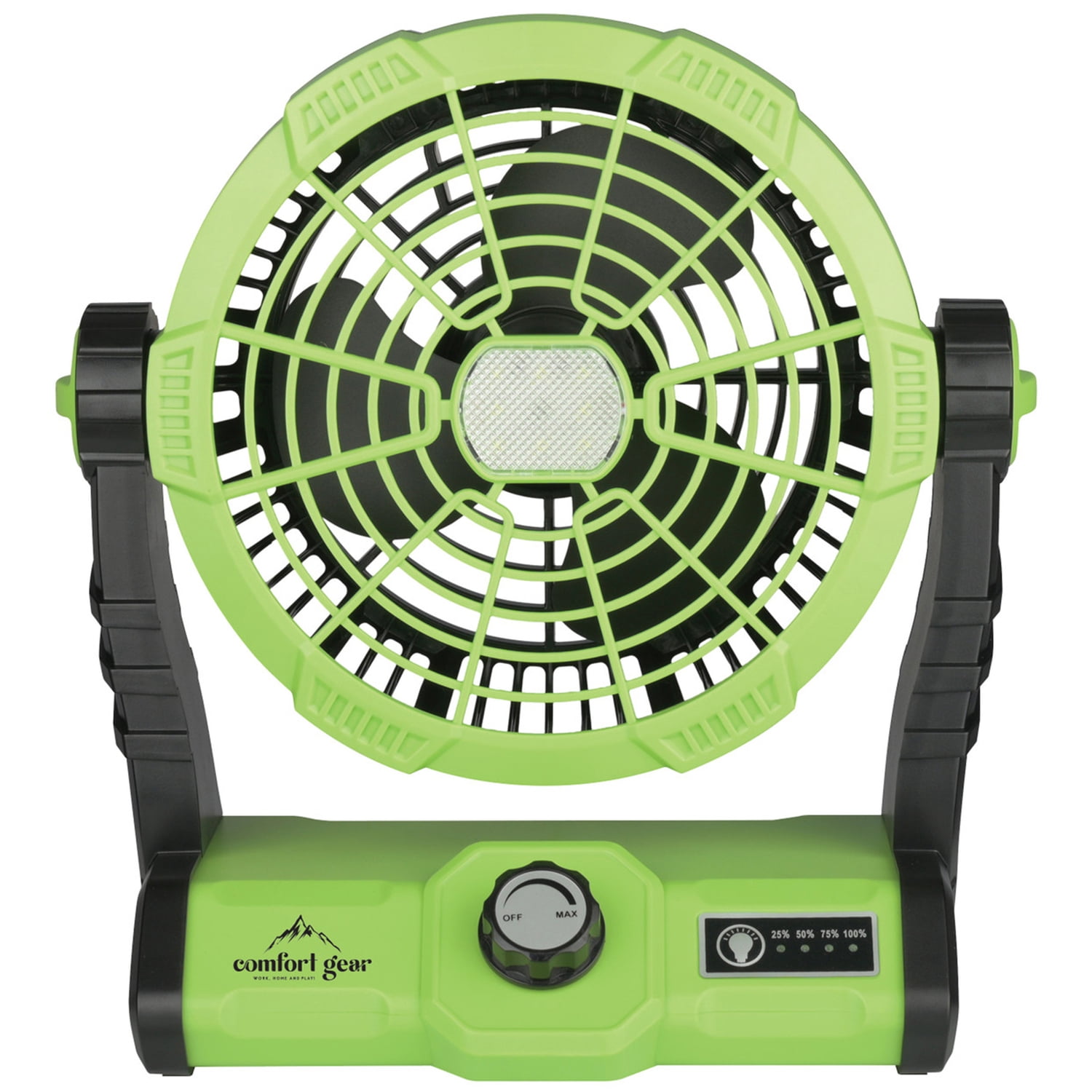 Comfort Gear 8" Rechargeable Utility Fan with Adaptor