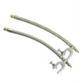 thumbnail image 4 of 2pcs 9.8" Braided Stainless Steel Dual Tire Valve Stem Extensions RV Trailer USA, 4 of 5