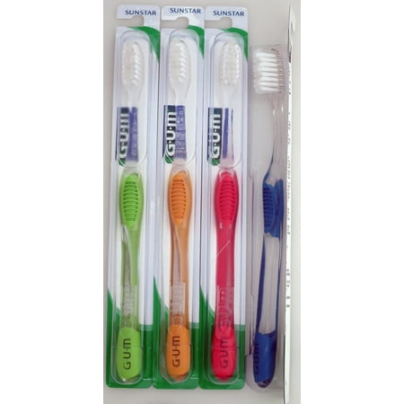 MicroTip Toothbrush - 475 Compact, Ultra Soft by (Pack of 3), Feather-tipped bristles increase contact with the tooth and gums by up to 70%. More effective,.., By