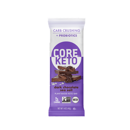 Core Κeto Dark Chocolate Sea Salt Plant-Based Keto Bar, 1.4 oz
