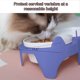 thumbnail image 5 of Cuencos de cerámica para gatos, cuencos dobles para comida y agua, cuencos de cerámica elevados para gatos con soporte de plástico, 5 of 8