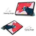 thumbnail image 4 of Dteck Slim Fit Case For New iPad Pro 11 inch 2020, Tri-Fold Standing Magnetic Flip Auto Wake Sleep Hard Case Cover For iPad A2068 A2230, Support Wireless Charging, Apricot Blossom, 4 of 8