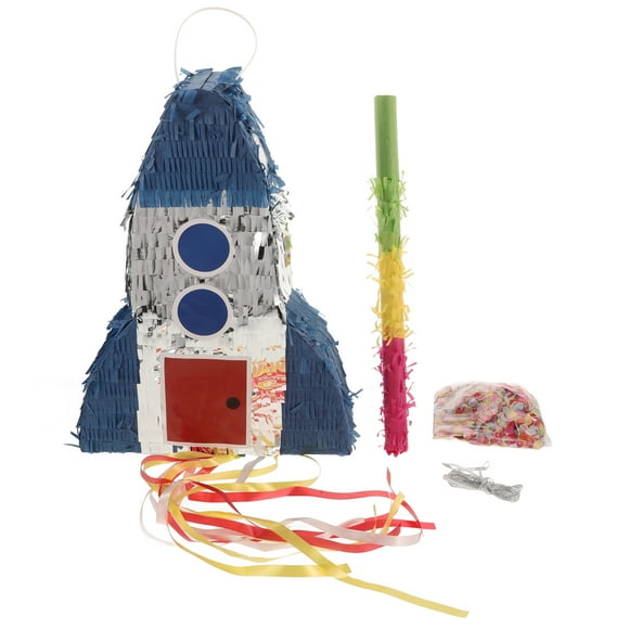 Rocket Pinata For Kids Birthday Party Space Themed Party Supplies For Outer Space Party Decorations Fun Party Game For Boys And Girls