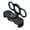 Black, variant on Double Three-Finger Back Clip Holder for Phone, 360 Rotating Foldable Mobile Grip, Ergonomic Phone Grip Holder for Secure One-Handed Use & Magnetic Car Mount