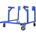 thumbnail image 2 of Heavy Duty Steel Construction Blue 3" Wheels Storage Hardware Included Engine Cradle Stand for Small Block Ford - 1000 LBS Capacity Easy Assembly and Maneuverability, 2 of 12