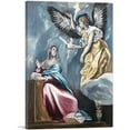 thumbnail image 1 of ARTCANVAS The Annunciation 1600 Canvas Art Print by El Greco - Size: 26" x 18" (0.75" Deep), 1 of 9