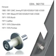 thumbnail image 4 of Pair Door Latch Lock Striker Bolts #9601750 For Chevy GMC Truck Blazer 71-87 NEW, 4 of 5