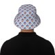 thumbnail image 5 of Fotbe Donut with the USA Fag Sombrero Tipo Pescador con Estampado – Sombrero de Sol de Algodón de Moda para Playa, Golf, Pesca, 5 of 6