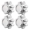 thumbnail image 1 of 4 Pcs Capuchons de Moyeu de Roue Chromés Compatibles avec 99 00 02 04 05 Ford F-250 F-350 18 Pouces Roue, 1 of 4