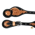 thumbnail image 2 of Hilason Western Spur Straps American Genuine Leather Black Accent, 2 of 2