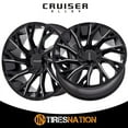 thumbnail image 2 of 20x9 Cruiser Alloy 925MB Cutter Blk Machine Wheel 5x115/5x5.5 (15mm), 2 of 5
