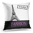 thumbnail image 1 of BSDHOME Housse de Coussin Architecture Rose avec Paris dans le Beau 20x20 Pouces, 1 of 1