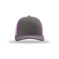 thumbnail image 3 of Gorra de béisbol Richardson 112 Trucker Charcoal/Neon Pink, 3 of 3