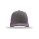 thumbnail image 3 of Gorra de béisbol Richardson 112 Trucker Charcoal/Neon Pink, 3 of 3