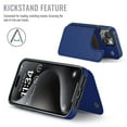 thumbnail image 7 of for iPhone 13 Mini Wallet Case with Card Holder, PU Faux Leather Kickstand Card Slots Case, Double Magnetic Clasp and Durable Shockproof Cover, 7 of 7