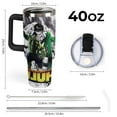 thumbnail image 2 of Hulk Car Cup with Handle Straw Lid Stainless Steel Double Wall Vacuum Coffee Mug Large Capacity Tumbler 40oz for Man Woman, 2 of 8